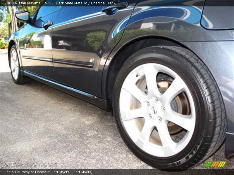 Dark Slate Metallic / Charcoal Black 2008 Nissan Maxima 3.5 SE