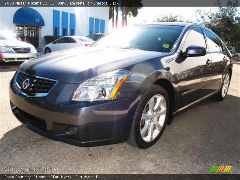Dark Slate Metallic / Charcoal Black 2008 Nissan Maxima 3.5 SE