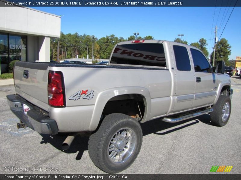 Silver Birch Metallic / Dark Charcoal 2007 Chevrolet Silverado 2500HD Classic LT Extended Cab 4x4