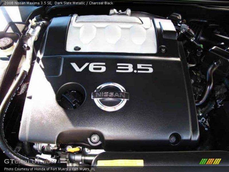 Dark Slate Metallic / Charcoal Black 2008 Nissan Maxima 3.5 SE