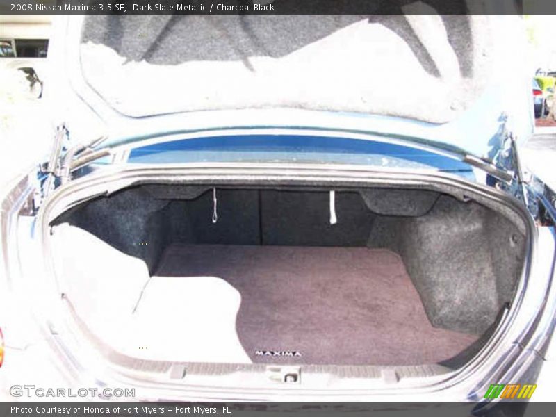 Dark Slate Metallic / Charcoal Black 2008 Nissan Maxima 3.5 SE