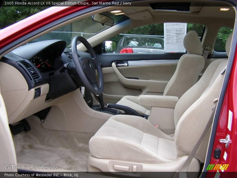 San Marino Red / Ivory 2005 Honda Accord LX V6 Special Edition Coupe