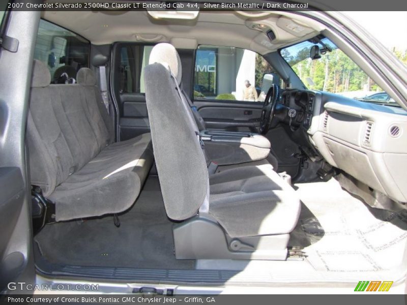 Silver Birch Metallic / Dark Charcoal 2007 Chevrolet Silverado 2500HD Classic LT Extended Cab 4x4