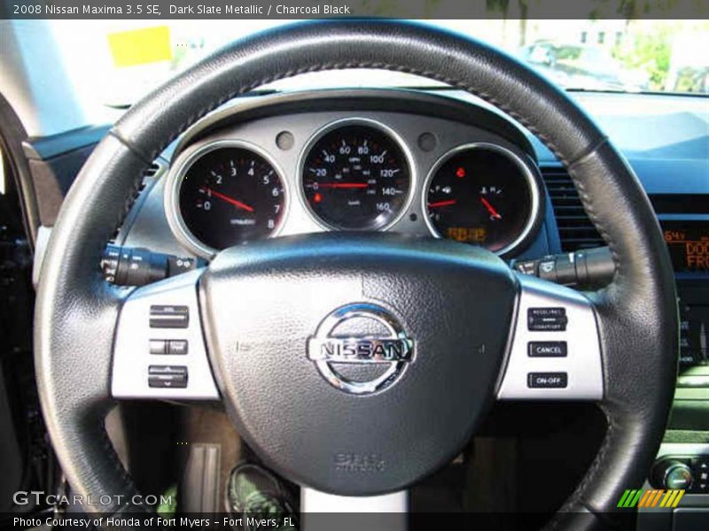 Dark Slate Metallic / Charcoal Black 2008 Nissan Maxima 3.5 SE