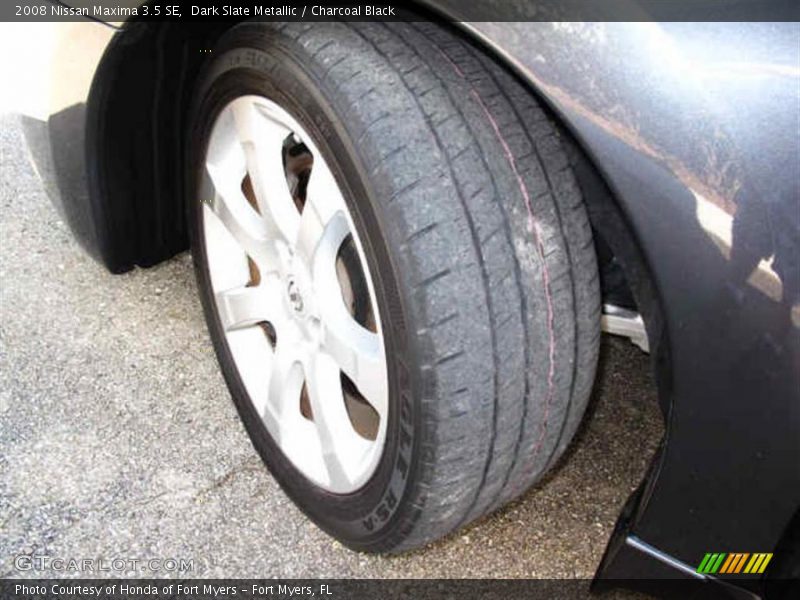 Dark Slate Metallic / Charcoal Black 2008 Nissan Maxima 3.5 SE