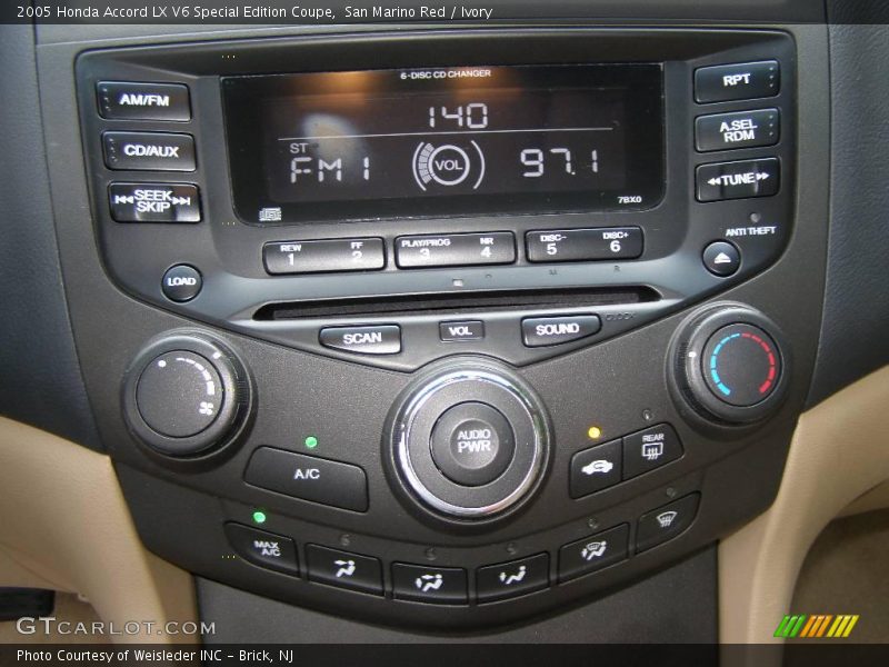 San Marino Red / Ivory 2005 Honda Accord LX V6 Special Edition Coupe
