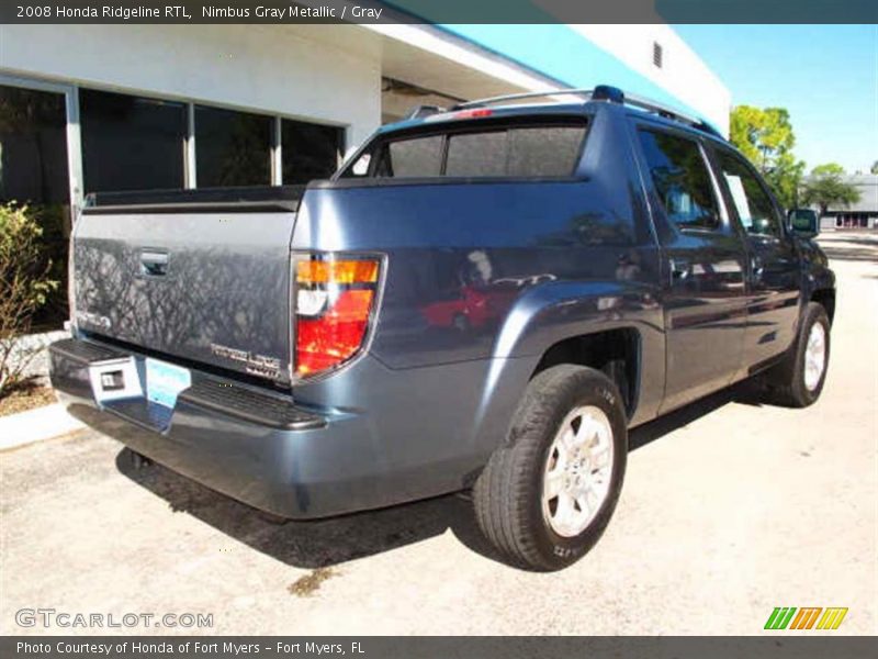 Nimbus Gray Metallic / Gray 2008 Honda Ridgeline RTL