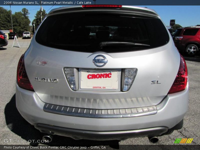 Platinum Pearl Metallic / Cafe Latte 2006 Nissan Murano SL