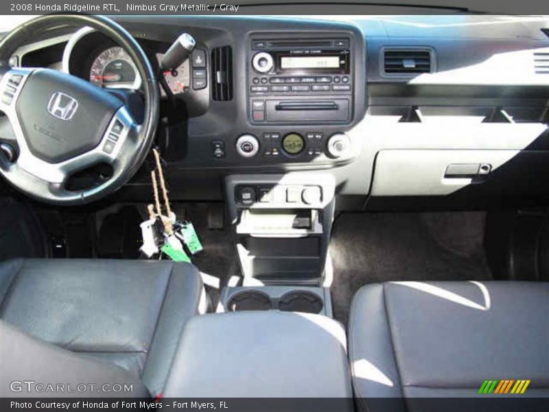 Nimbus Gray Metallic / Gray 2008 Honda Ridgeline RTL