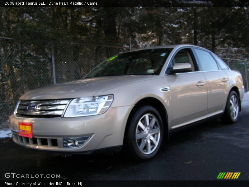 Dune Pearl Metallic / Camel 2008 Ford Taurus SEL