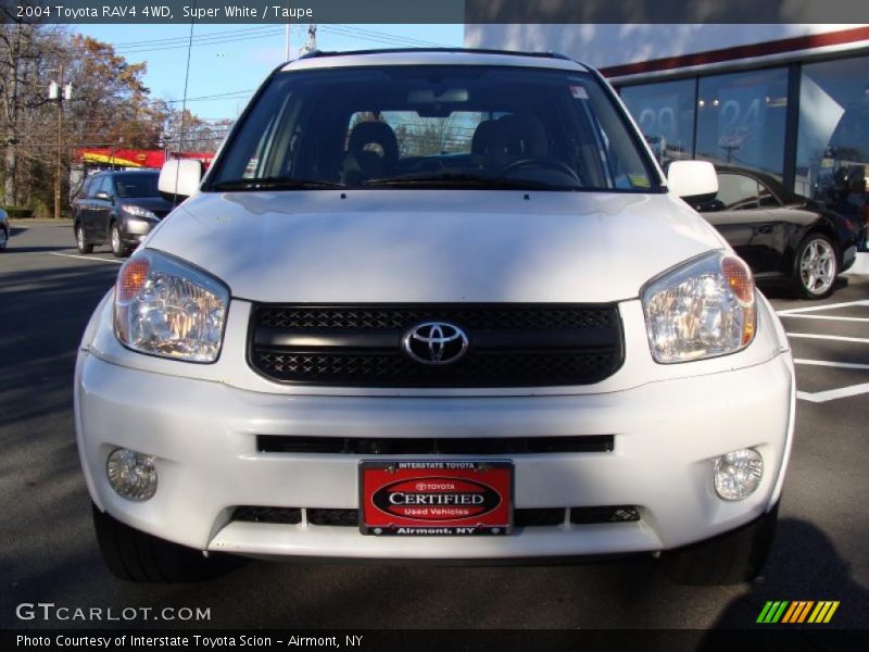 Super White / Taupe 2004 Toyota RAV4 4WD