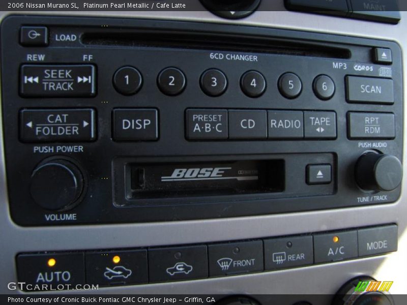 Platinum Pearl Metallic / Cafe Latte 2006 Nissan Murano SL