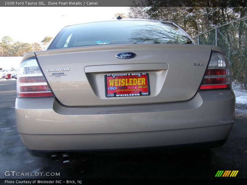 Dune Pearl Metallic / Camel 2008 Ford Taurus SEL