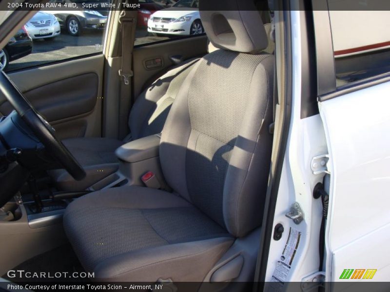 Super White / Taupe 2004 Toyota RAV4 4WD