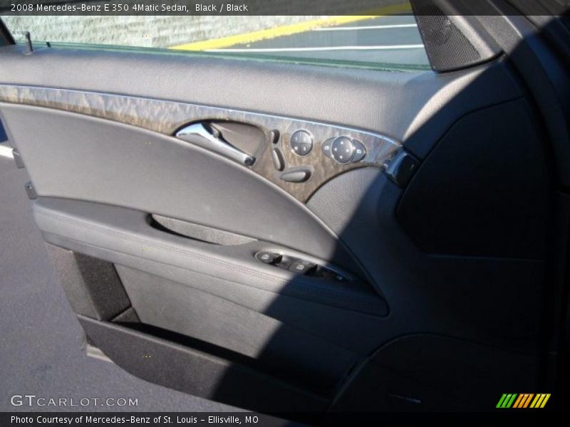 Black / Black 2008 Mercedes-Benz E 350 4Matic Sedan
