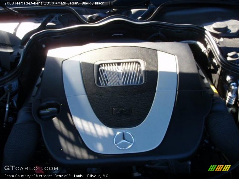 Black / Black 2008 Mercedes-Benz E 350 4Matic Sedan