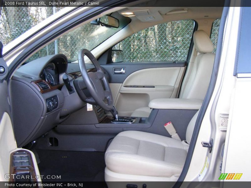 Dune Pearl Metallic / Camel 2008 Ford Taurus SEL