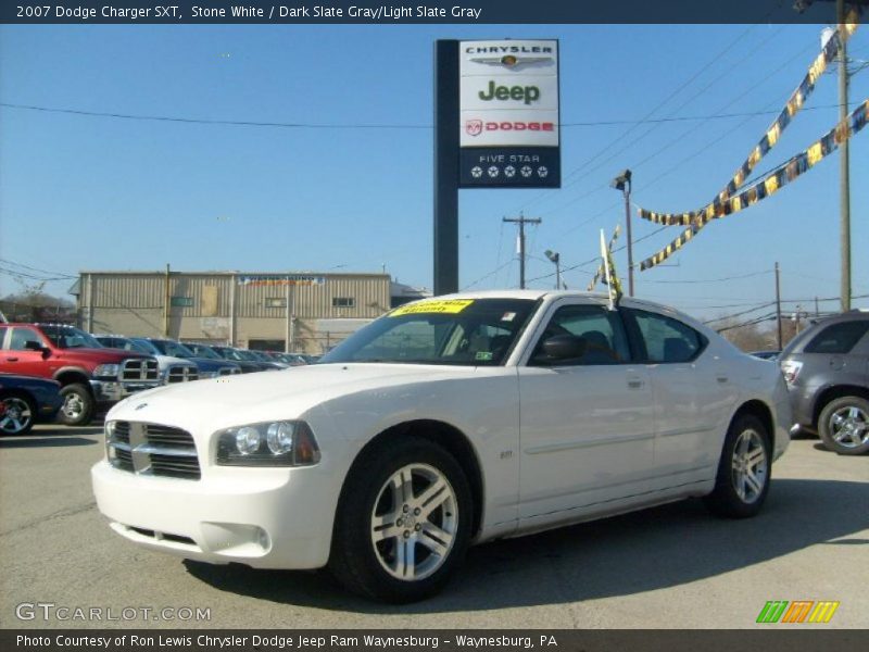 Stone White / Dark Slate Gray/Light Slate Gray 2007 Dodge Charger SXT