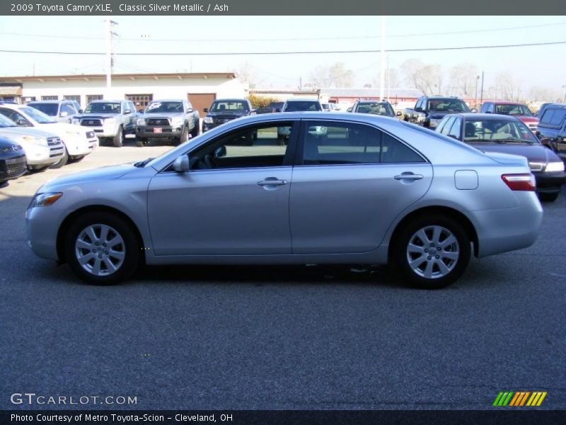 Classic Silver Metallic / Ash 2009 Toyota Camry XLE