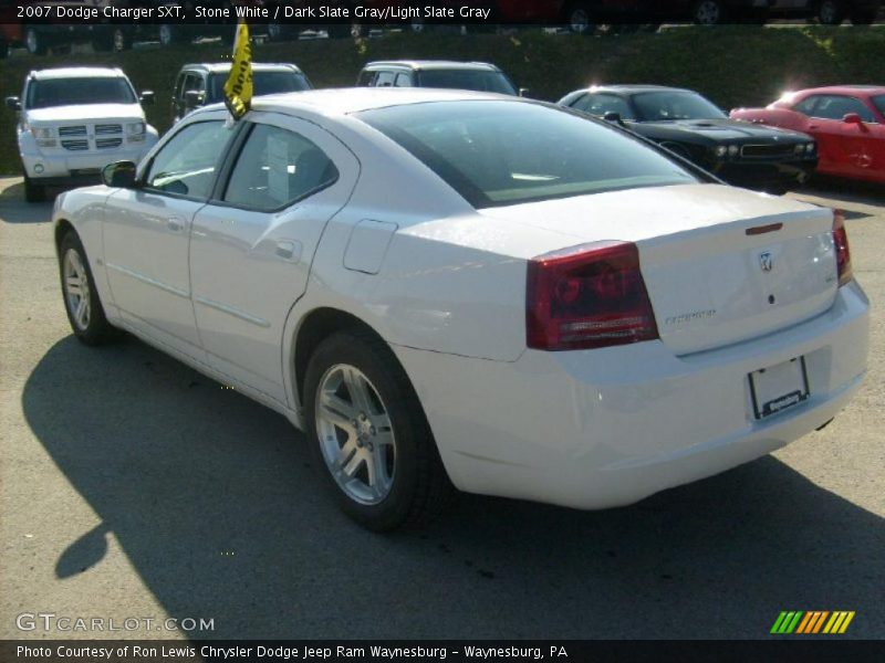 Stone White / Dark Slate Gray/Light Slate Gray 2007 Dodge Charger SXT