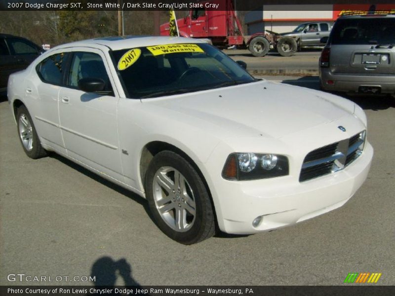 Stone White / Dark Slate Gray/Light Slate Gray 2007 Dodge Charger SXT