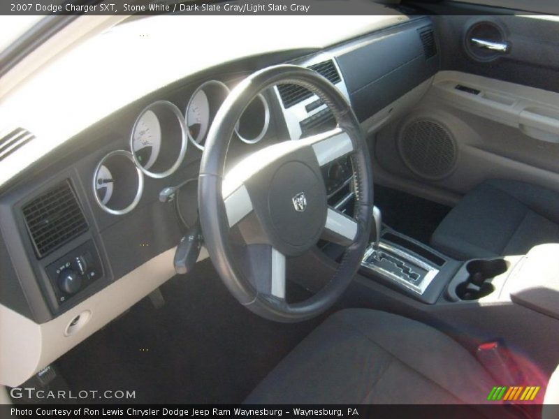 Stone White / Dark Slate Gray/Light Slate Gray 2007 Dodge Charger SXT