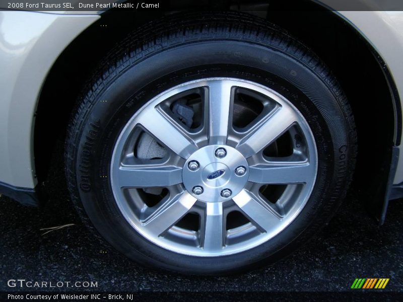 Dune Pearl Metallic / Camel 2008 Ford Taurus SEL