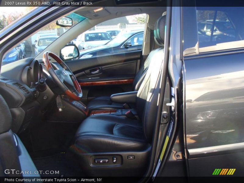 Flint Gray Mica / Black 2007 Lexus RX 350 AWD