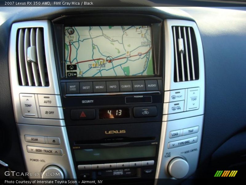 Flint Gray Mica / Black 2007 Lexus RX 350 AWD