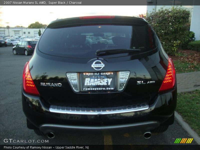 Super Black / Charcoal 2007 Nissan Murano SL AWD