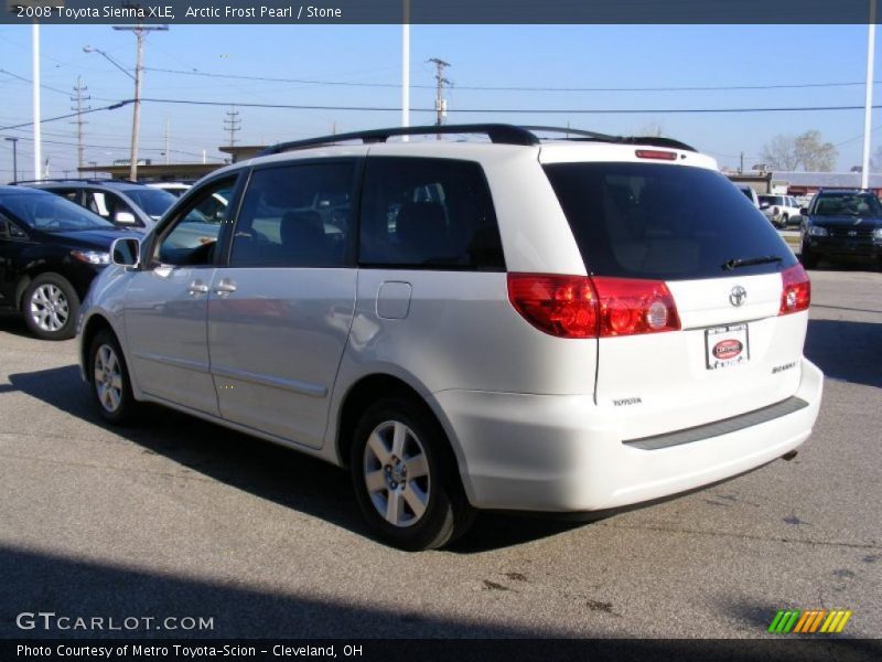 Arctic Frost Pearl / Stone 2008 Toyota Sienna XLE