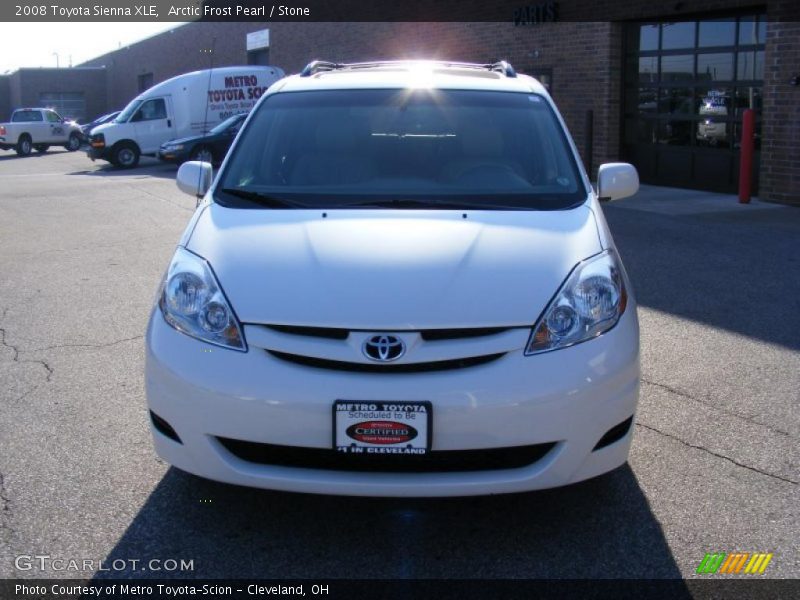 Arctic Frost Pearl / Stone 2008 Toyota Sienna XLE