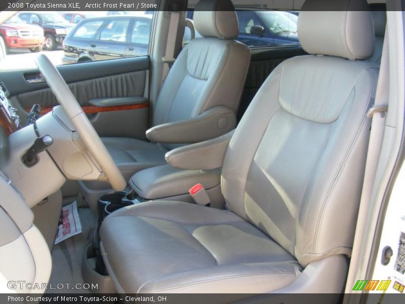 Arctic Frost Pearl / Stone 2008 Toyota Sienna XLE