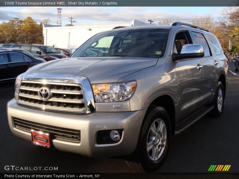 Silver Sky Metallic / Graphite 2008 Toyota Sequoia Limited 4WD