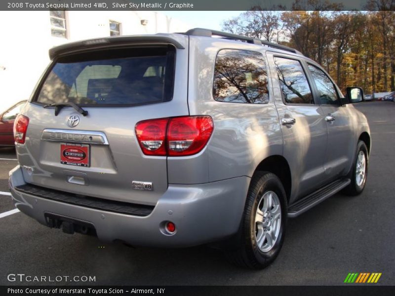 Silver Sky Metallic / Graphite 2008 Toyota Sequoia Limited 4WD