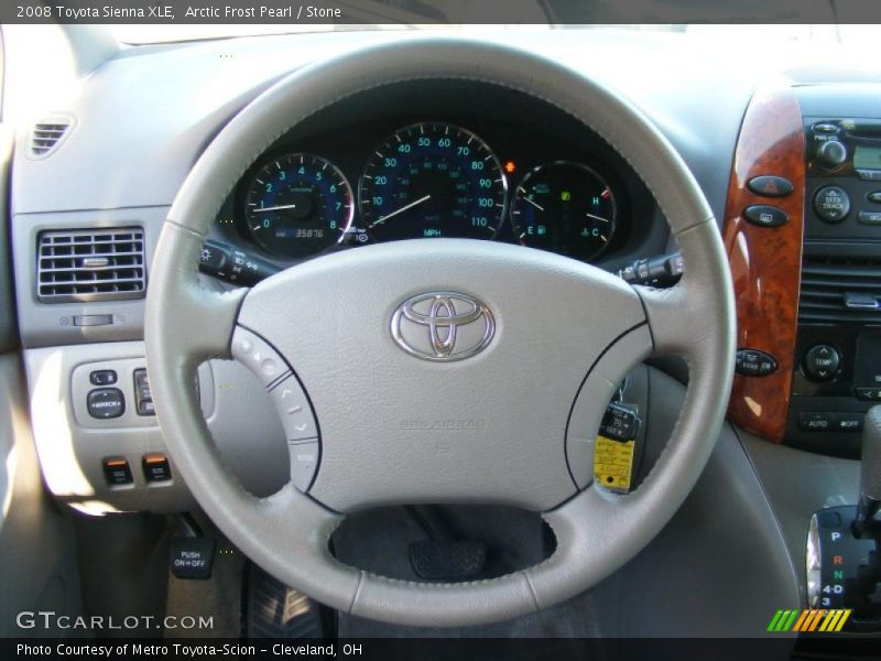 Arctic Frost Pearl / Stone 2008 Toyota Sienna XLE