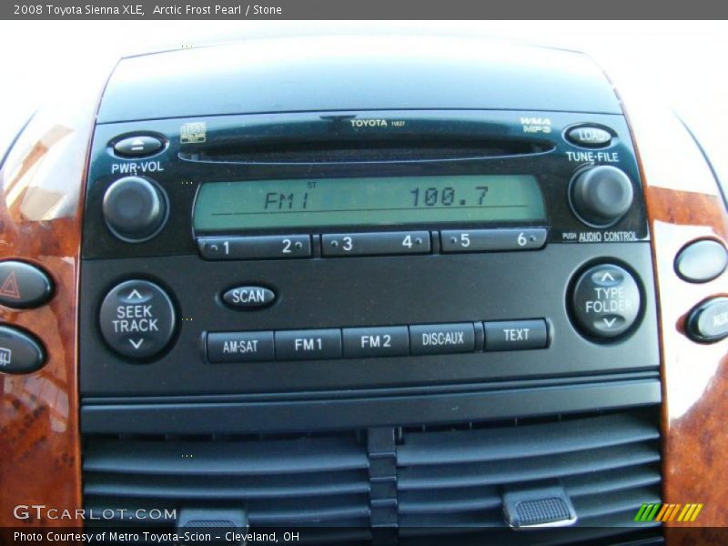 Arctic Frost Pearl / Stone 2008 Toyota Sienna XLE