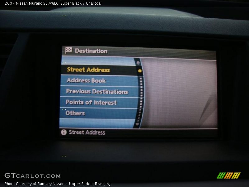 Super Black / Charcoal 2007 Nissan Murano SL AWD