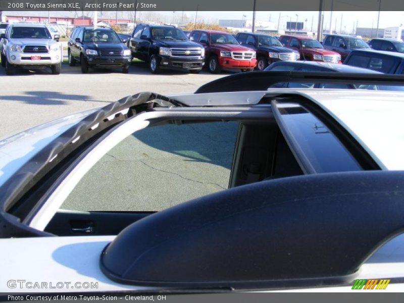 Arctic Frost Pearl / Stone 2008 Toyota Sienna XLE
