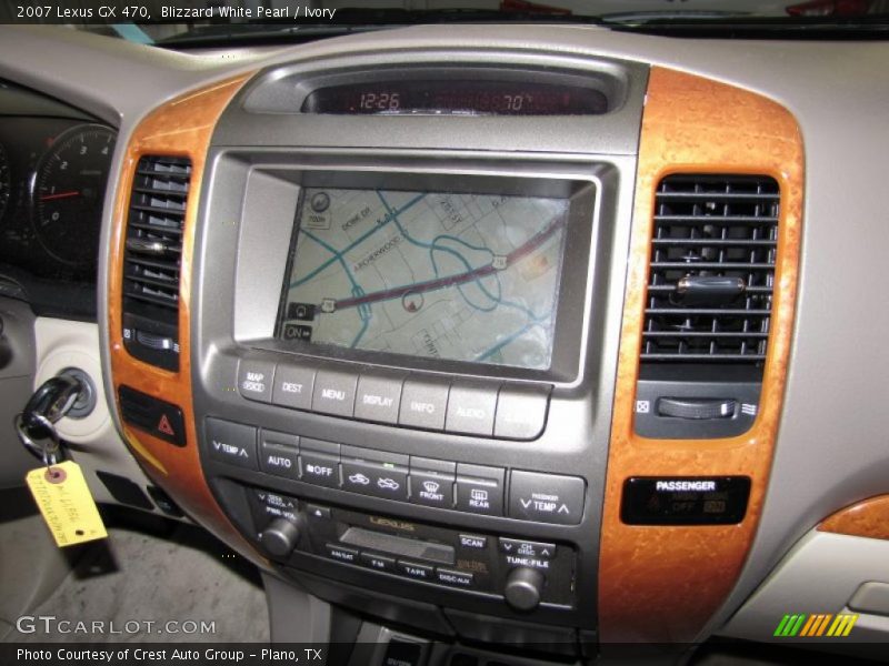 Navigation of 2007 GX 470