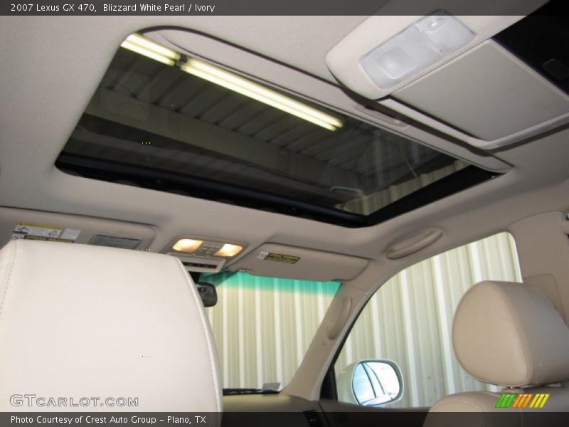 Sunroof of 2007 GX 470
