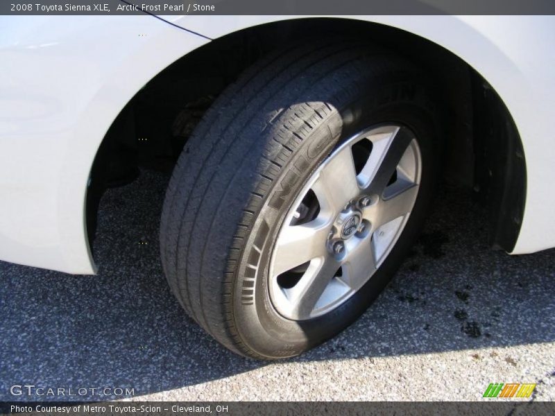 Arctic Frost Pearl / Stone 2008 Toyota Sienna XLE