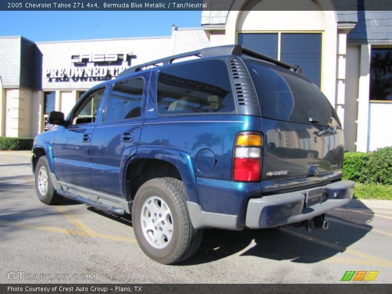 Bermuda Blue Metallic / Tan/Neutral 2005 Chevrolet Tahoe Z71 4x4