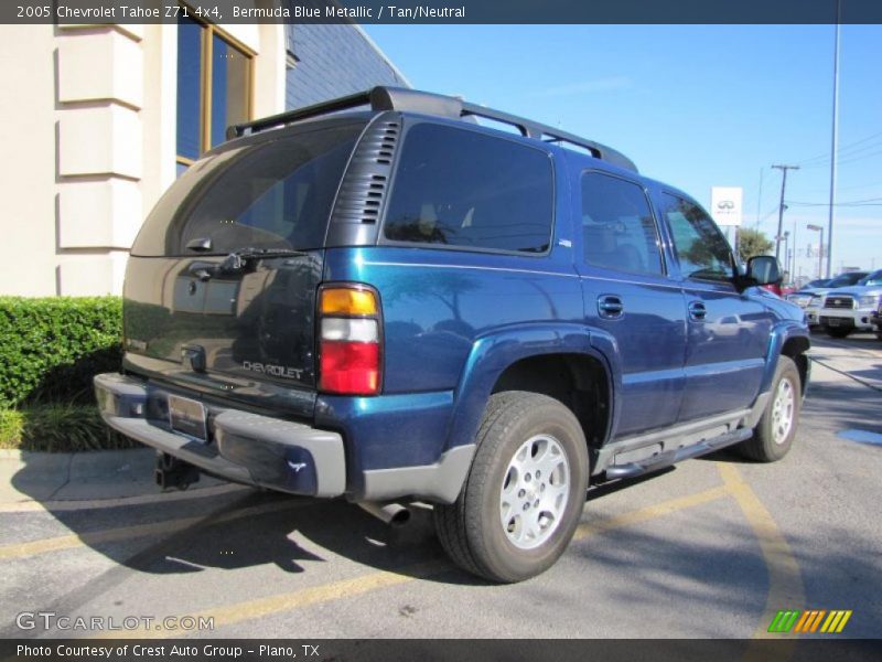 Bermuda Blue Metallic / Tan/Neutral 2005 Chevrolet Tahoe Z71 4x4