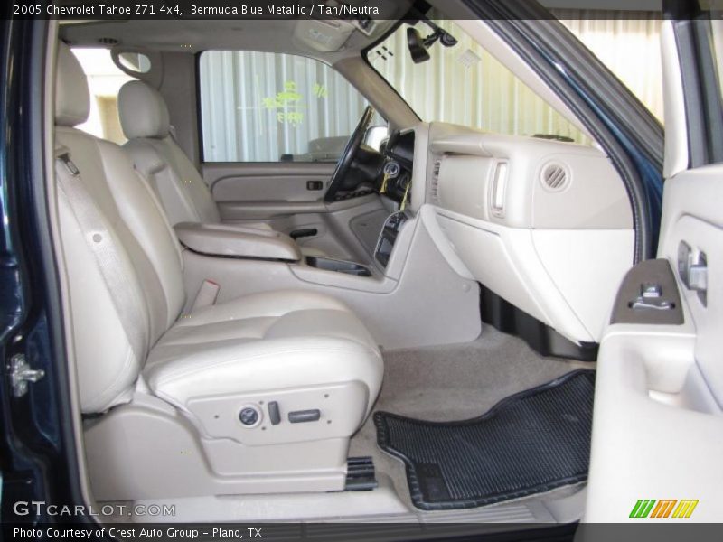 Bermuda Blue Metallic / Tan/Neutral 2005 Chevrolet Tahoe Z71 4x4
