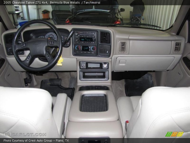 Bermuda Blue Metallic / Tan/Neutral 2005 Chevrolet Tahoe Z71 4x4