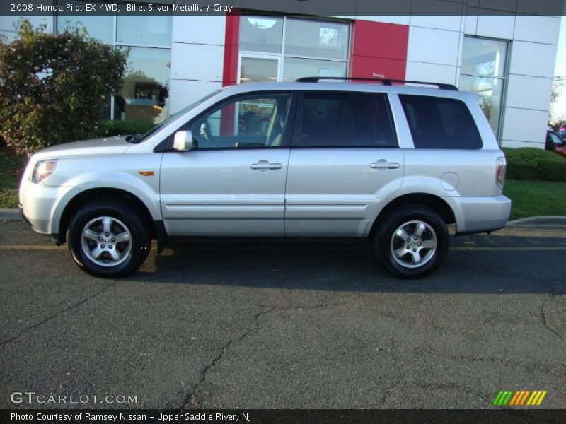 Billet Silver Metallic / Gray 2008 Honda Pilot EX 4WD