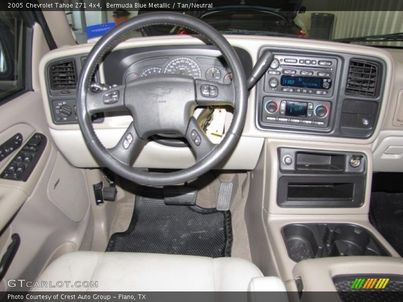 Bermuda Blue Metallic / Tan/Neutral 2005 Chevrolet Tahoe Z71 4x4