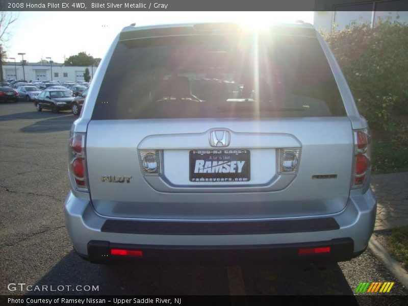Billet Silver Metallic / Gray 2008 Honda Pilot EX 4WD