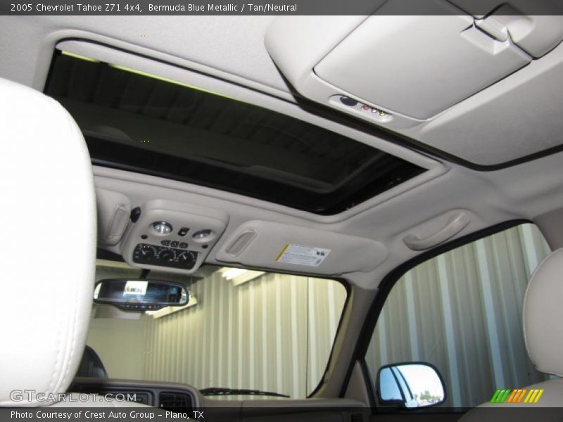 Bermuda Blue Metallic / Tan/Neutral 2005 Chevrolet Tahoe Z71 4x4